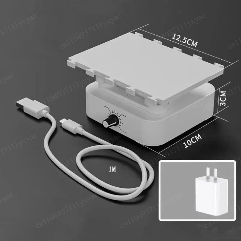 Mini Desktop Lab Orbital Shaker 360° Rotating 30-120RPM Adjustable Speed Mixer Type-C Powered for Scientific Research