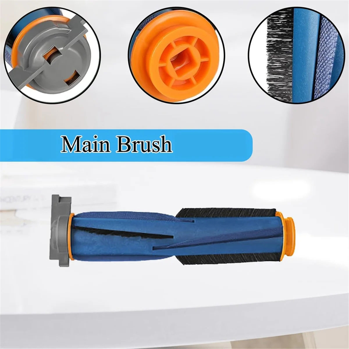 For Shark RV2310AE Matrix Robot Vacuum Cleaner Accessories Kit, Main Side Brush Hepa Filters Foam Filters Cleaning Brush