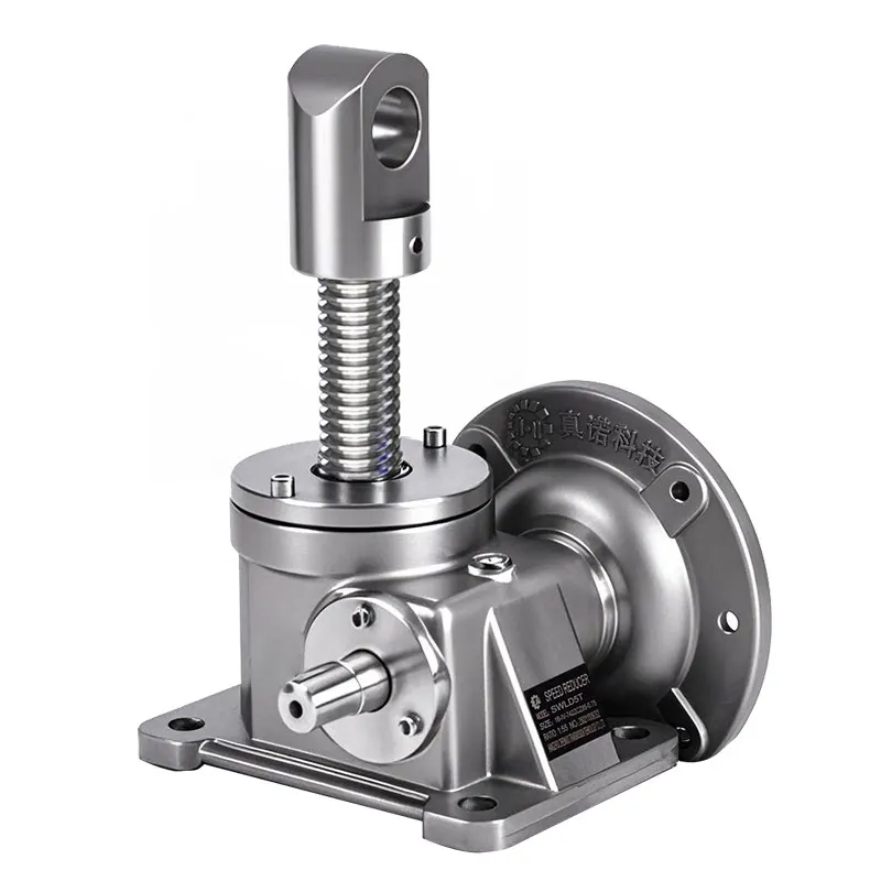 SWL worm wheel rod lift, small vertical lifting gear reducer electric hand multiple linkage lifter