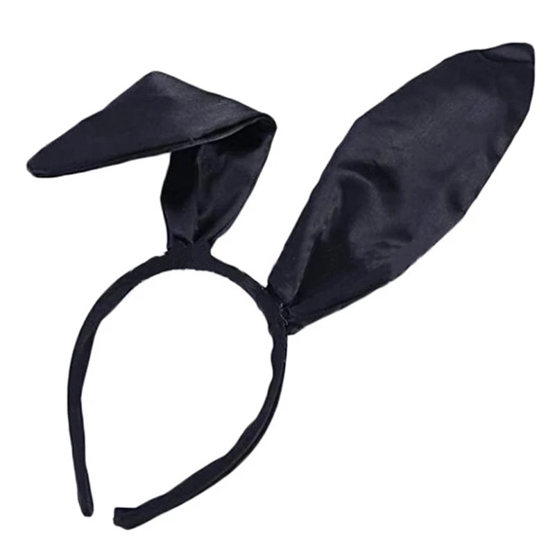 1Pc zając wielkanocny opaska na uszy dorosłych satynowa obręcz do włosów ucho królika Bunny Cosplay Sexy Masquerade pałąk akcesoria do włosów