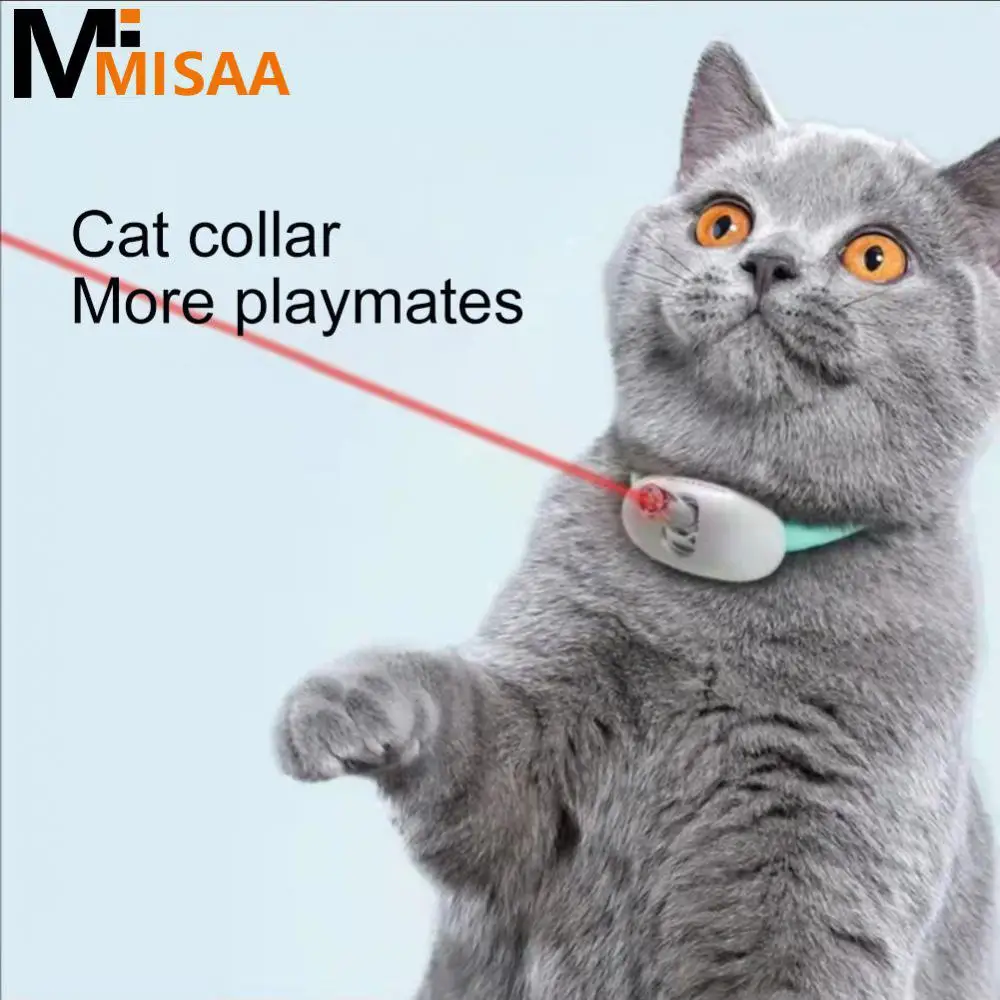 Cat Teaser Type-c Rechargeable Automatic 24 Hours After Charging Cat Accessory Cat Toys Cat Teaser Laser Toy Intelligent