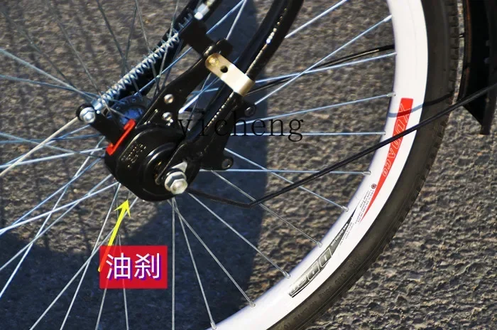 DSA tricycle plus heavy duty, take people to buy food, human pedal scooter, upgrade oil brake 24 inches