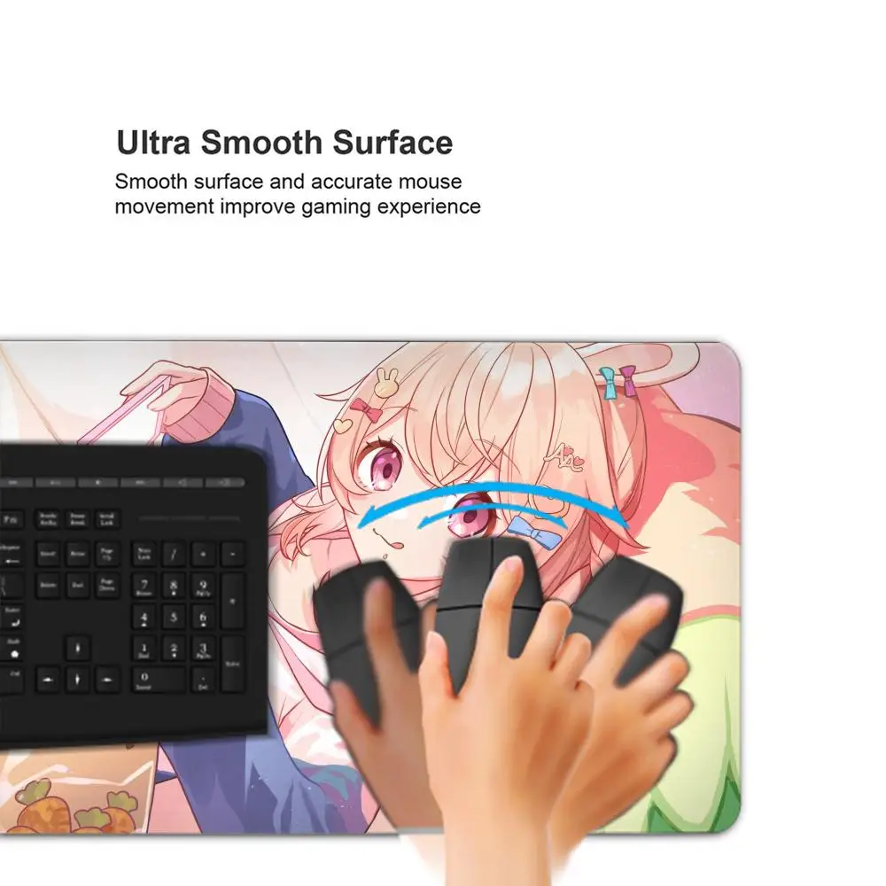 Anime girls pipkin pippa Mouse Pad Keyboard Mousepad large 1200X600 mm Desk Mat PC Gamer Office Carpet Home Table pad