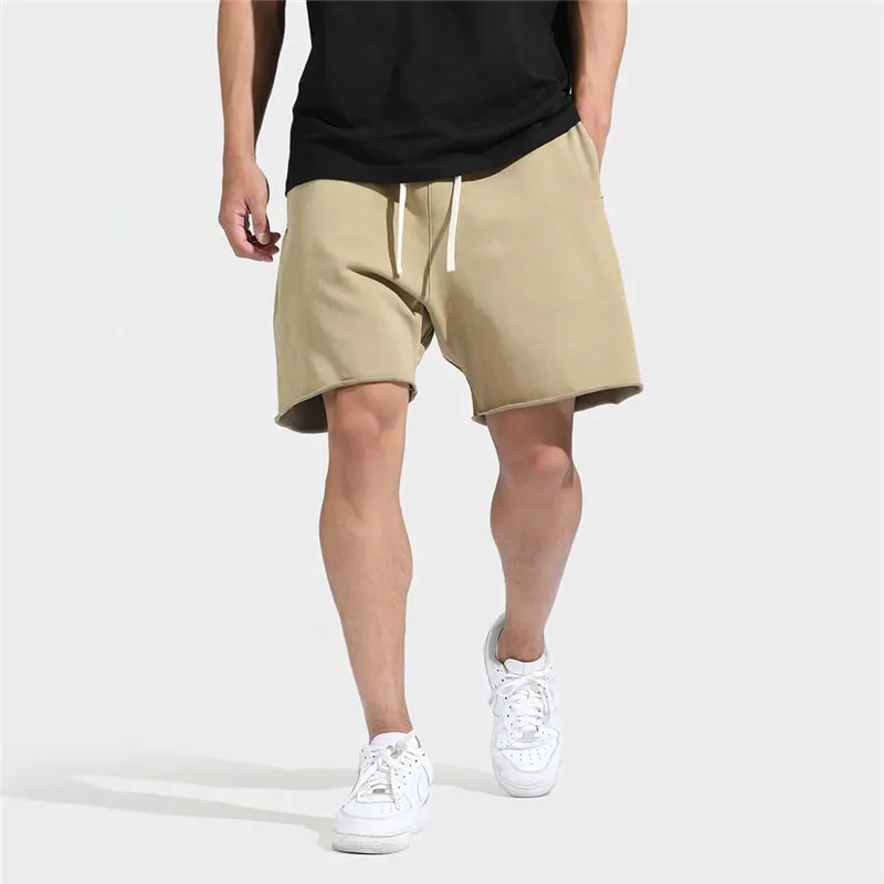 2024 New Men\'s Fitness Sports Shorts Men\'s Summer Trend Man Breathable Loose Leisure Running Basketball Hip hop street shorts