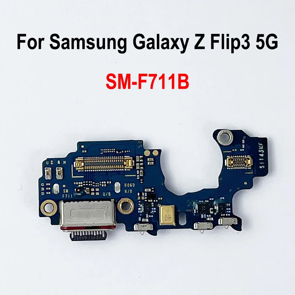 Gefenis Charging Flex For Samsung Galaxy Z Flip3 5G SM-F711B USB Charge Port Jack Dock Connector Charging Board Flex Cable