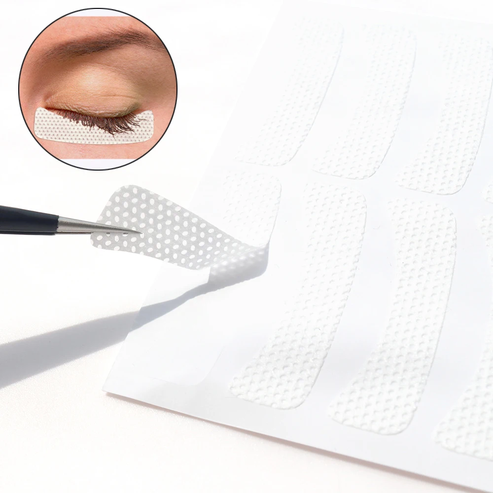 50 Pairs Eyelash Sticker  Makeup Tools For Eye Lash Patch Under Eyes Paper Isolation Pad Non-woven Material Supplier