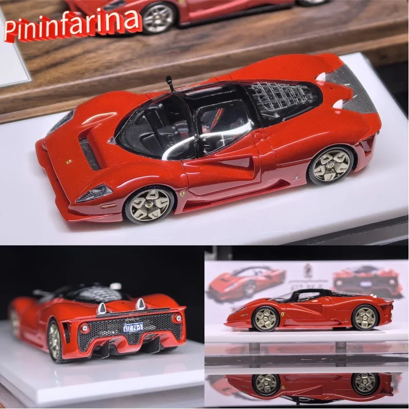 Pininfarina 1:64 Ferrari 612 P4-5 Modelo de Coche de Resina Fundida - Artículo de Decoración para Colección de Juguetes para Niños.