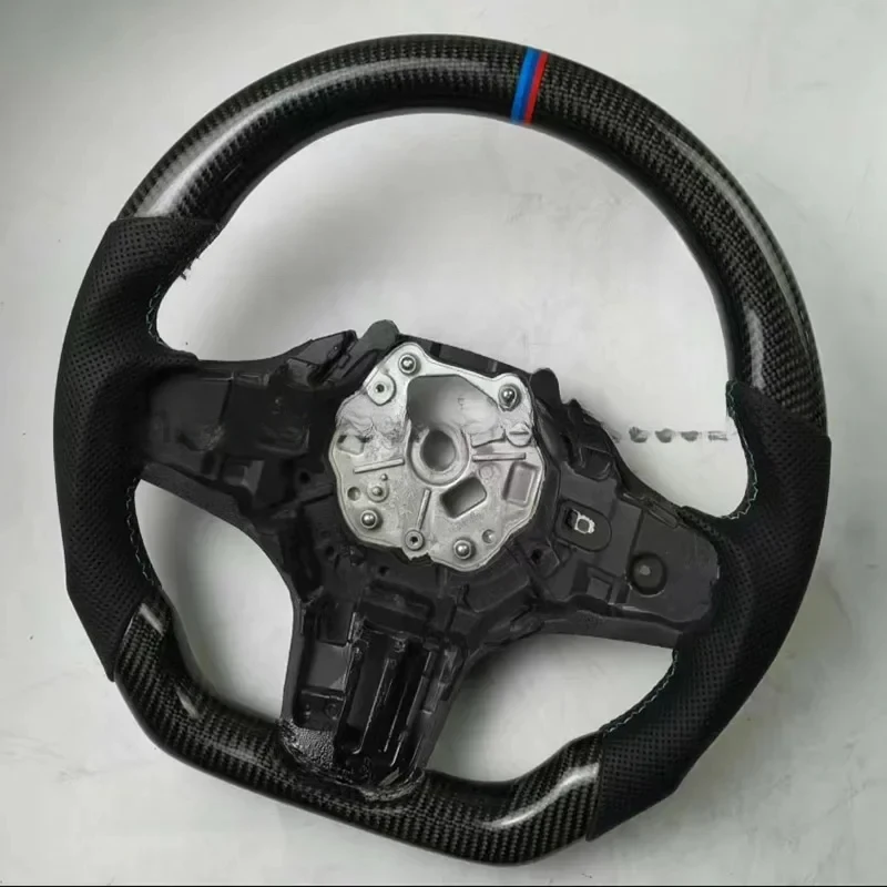 High Quality Advanced M Performance Perforated Leather Carbon Fiber Steering Wheel For G20 G28