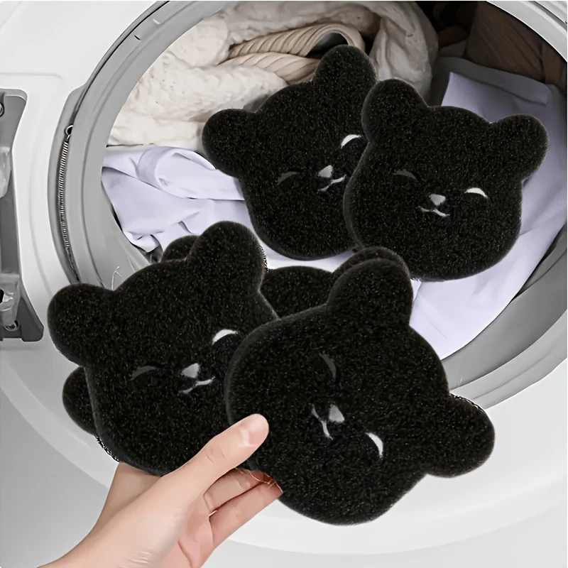 9/50pcs reusable washing machine brush filter, manual cat hair cleaner, captures broken hair and debris