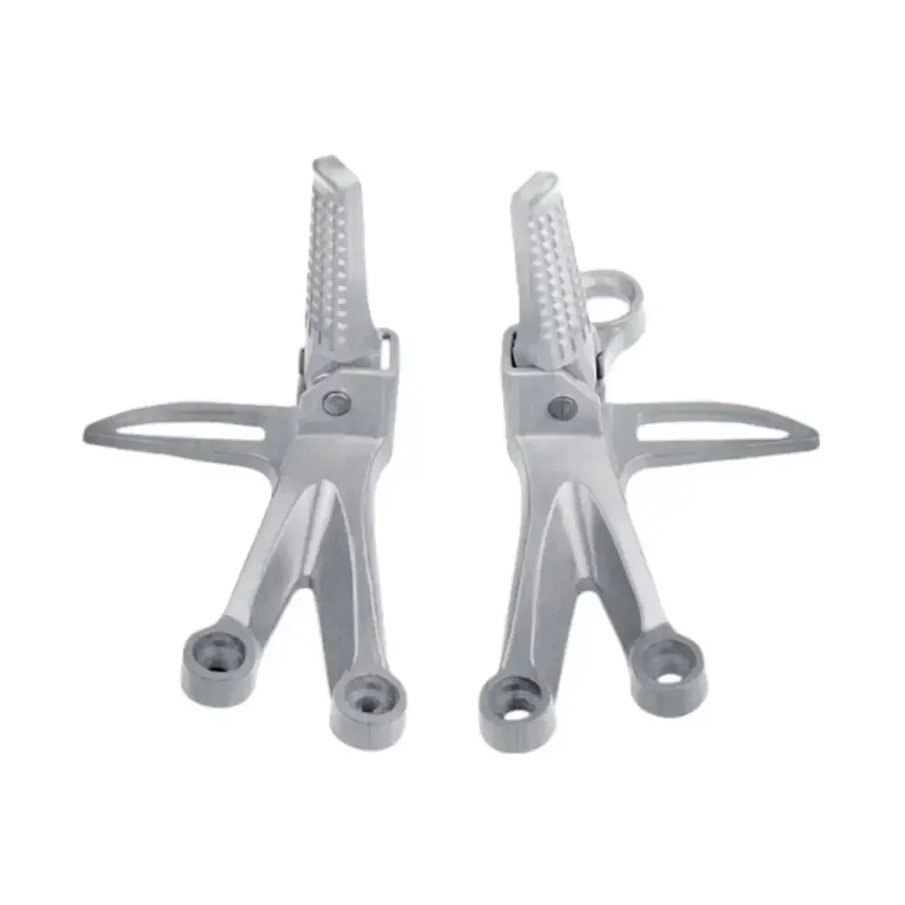 2pcs Motorcycle Universal Aluminum Alloy Cnc Footrest Rear Passenger Foot Pegs for Motorcycle Scooter Modification Accessories