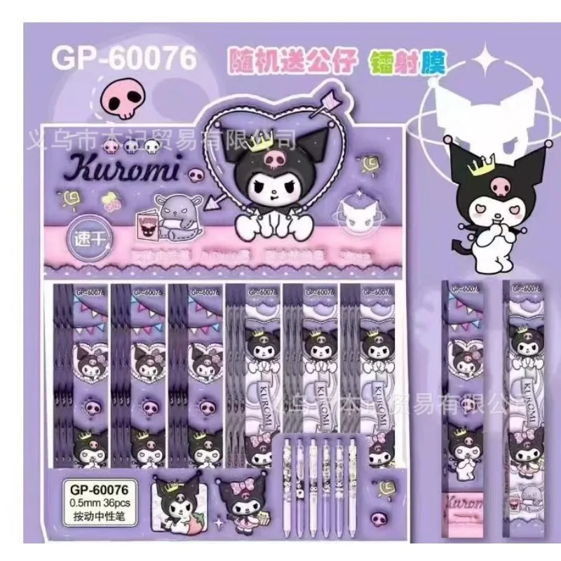 Cartoon Kuromi Neue 0,5mm Gel Stift Anime Nette Schwarz Kugelschreiber Studenten Zurück Zu Schule Büro Liefert Party Geschenke baby Dusche