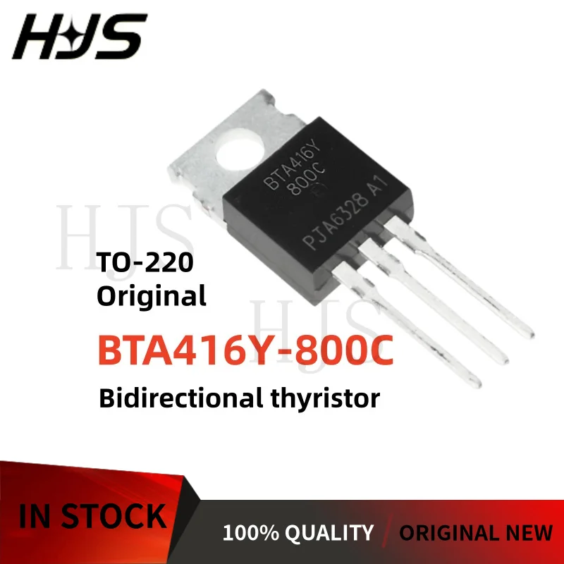 10~30PCS Original New BTA416Y-800C BTA416Y 800C BTA416Y800C 16A 800V Bidirectional thyristor TO-220