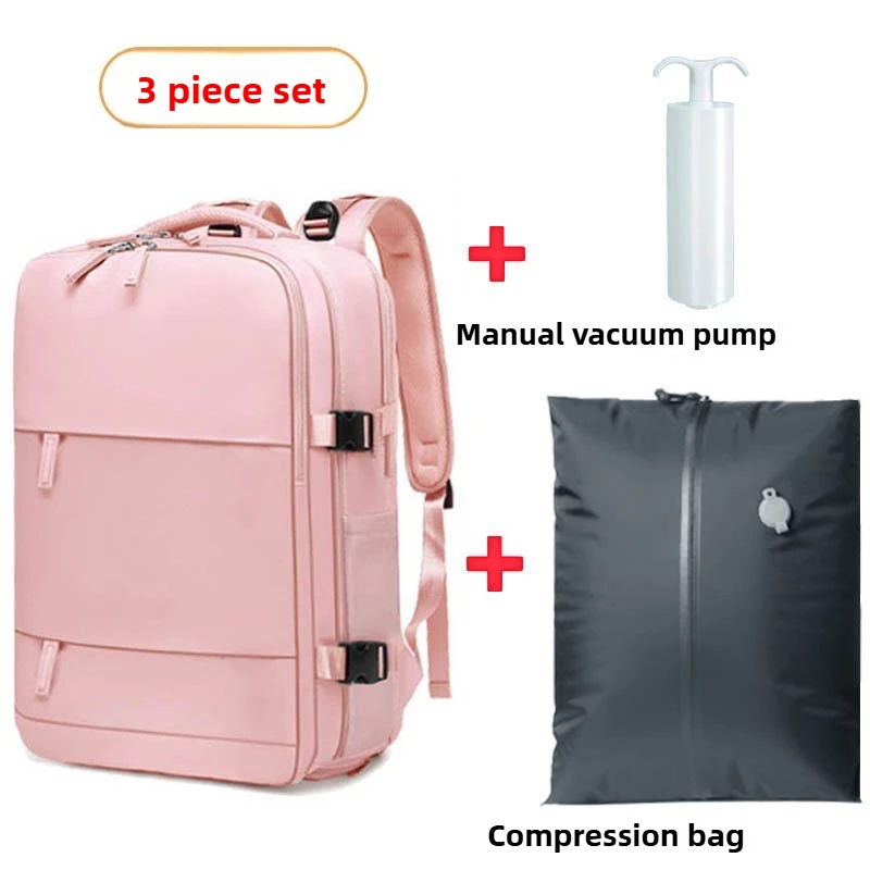 حقيبة ظهر للسفر محكمة الغلق مفرغة - حقيبة كمبيوتر محمول صغيرة للاستخدام الخارجي، خفيفة الوزن ومتينة للتنقل اليومي والرحلات القصيرة #5