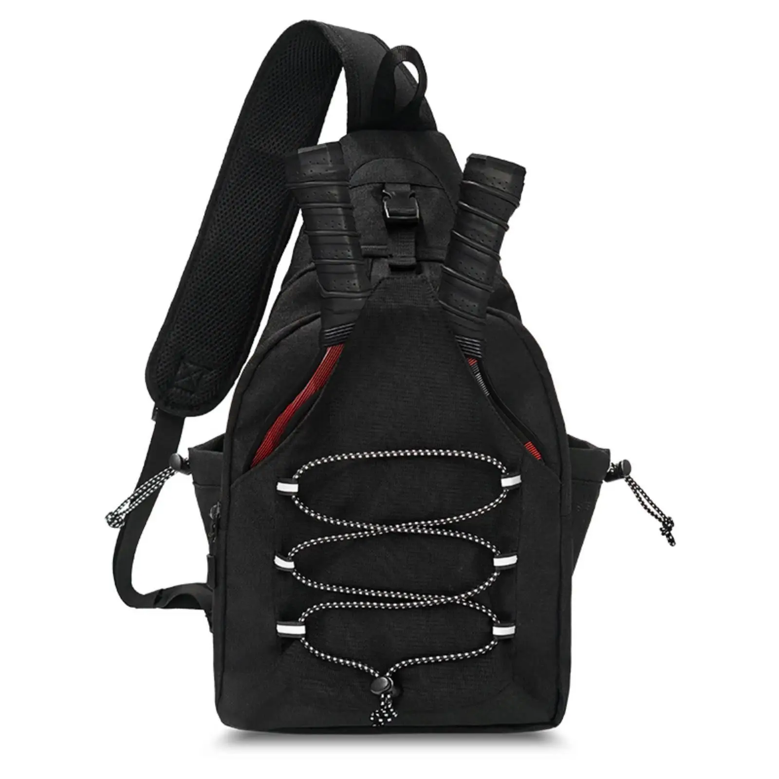 Pickleball Racket Carrier Backpack with Padded Strap for Men Women Oxford Canvas Court Gear Bag