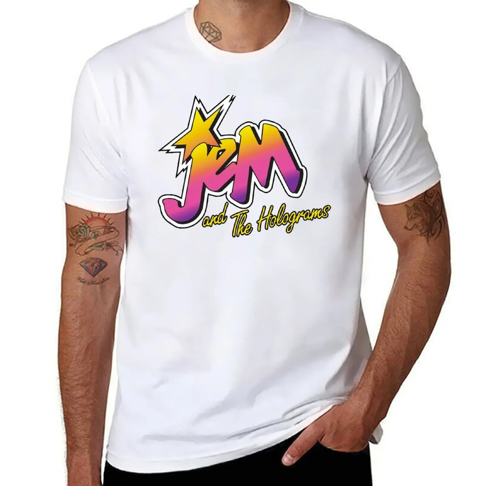 

Jem and the holograms T-Shirt man t shirts for men t shirt man plain T-Shirt