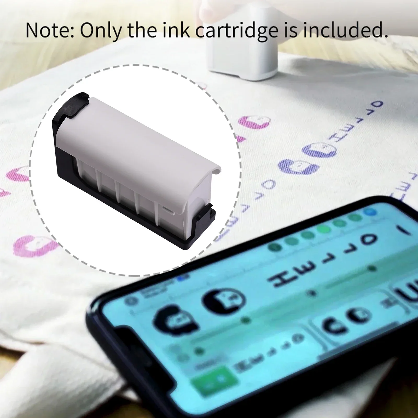 Evebot Replaceable Ink Cartridge for Portable Handheld Inkjet Printer Solvent-based Quick-dry Ink for Printind