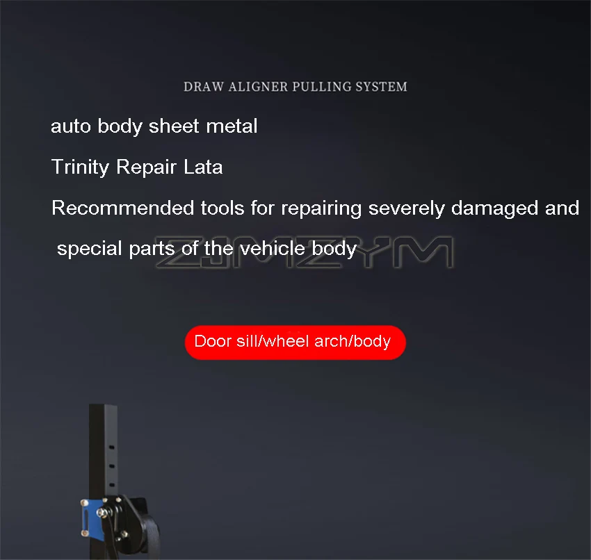 

Lata Sheet Metal Dent Repair Tool Body Shaping Correction Instrument Car Data Recovery Puller Tension Frame