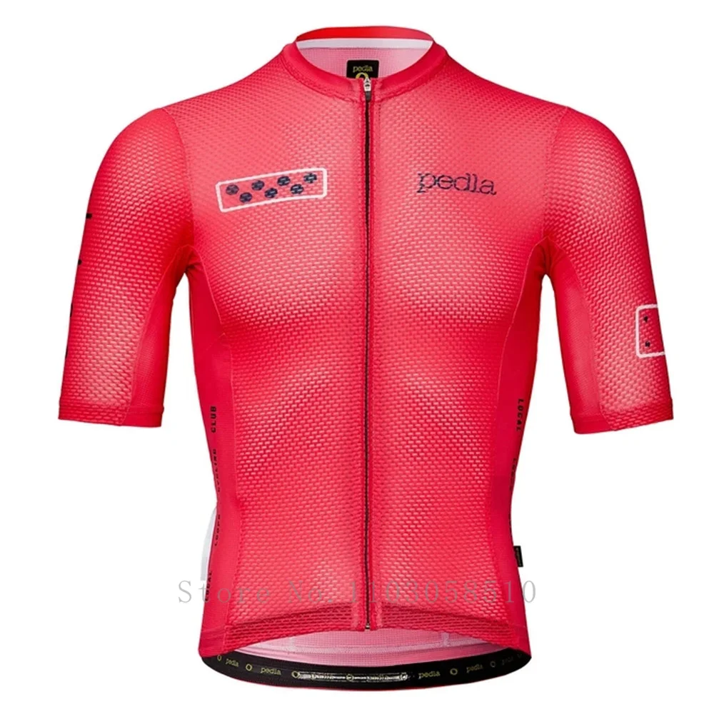

The pedla New Arrival Cycling Jersey Breathable Road Bike Jersey Short Sleeve Men Cycling Shirt Top Quick drying Bicycle Jersey