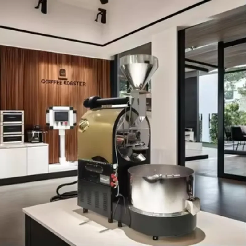 30Kg 20Kg Automatic Coffee Roaster Cast Iron Drum Bluetooth/USB Connect Artisan Suitable for Coffee Roasting Factory