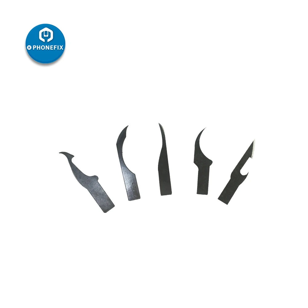 Lames de 45 pièces, 2 poignées, couteau bistpel en métal antidérapant, Kit d'outils à main pour téléphone portable, PCB bricolage réparation outil de coupe de soudure
