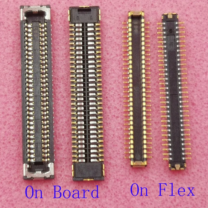 2Pcs LCD Display Screen Flex FPC Connector Plug Contact For Huawei P20 Pro Mate 20 RS Mate20Pro MT20 P20Pro Mate20 Board 60 Pin