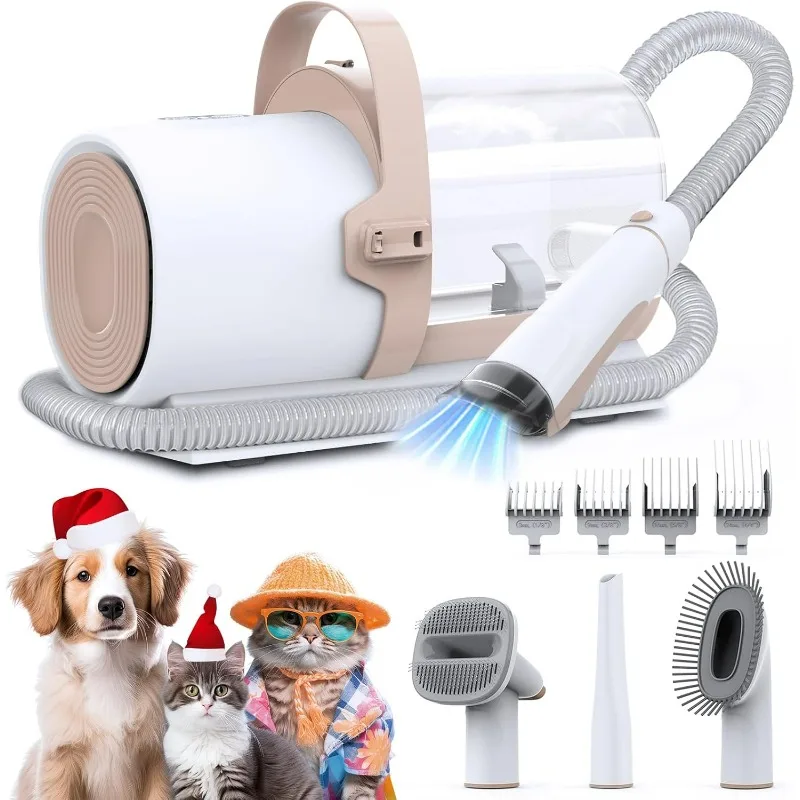 

Dog Grooming Vacuum & Dog Hair Vacuum, 11000Pa Suction Power Dog Vacuum for Shedding Groomings, Pet Vacuum Grooming Kit