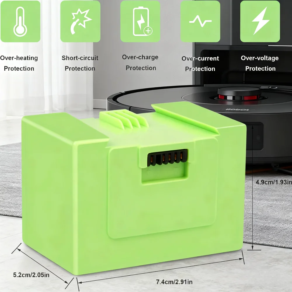 

14.4V 3500Ah Rechargeable Battery for iRobot Roomba i Series e Series i7/i7+ i4/i4+ i3/i3+ e5 e6 i7550.