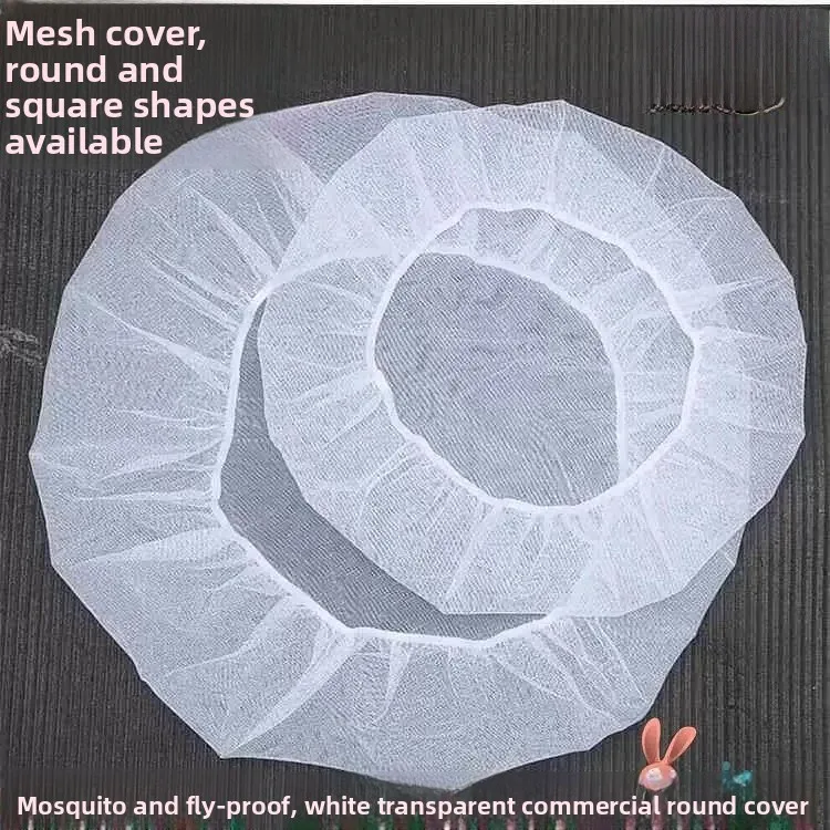 Easy Cleaning High Pot Soup Barrel Net Cover Drying Rack Fly Proof Mesh Cover Sauce Pan Lid Vegetable Net Cover Kitchen Tool