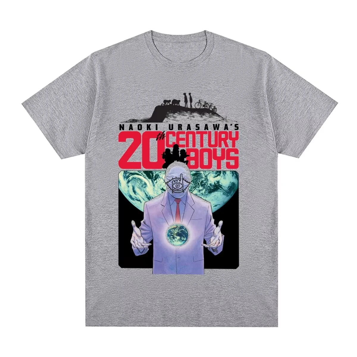 Naoki Urasawa 20th Century Boys T-Shirt Men Women Cotton Graphic Printed Short Sleeve Vintage Mystery Summer Casual Hot Sale