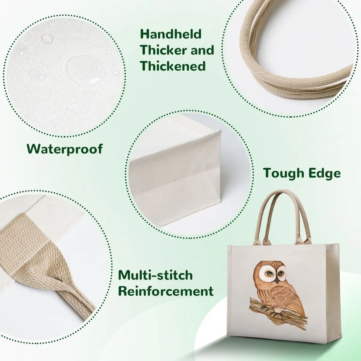 Eagle owl Tote Bag hand bags Big bag women Handbags women tote bag woman