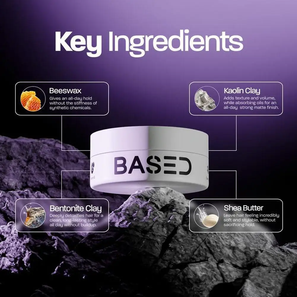 

50g Hair Styling Powder Instant Texturizing Volumizing Mattifying Thickening Progressive Long-Lasting Styling For Men