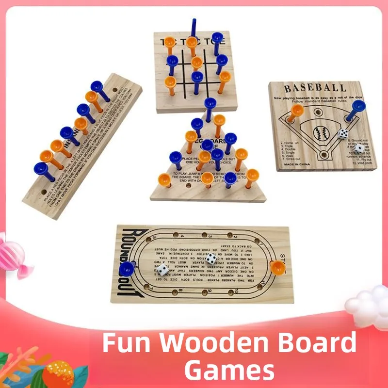 Piccolo gioco da golf in legno Ch Tabellone segnapunti tradizionale giocattolo Eonal Lu Ban Lo transfrontaliero per bambini dai 3 anni in su