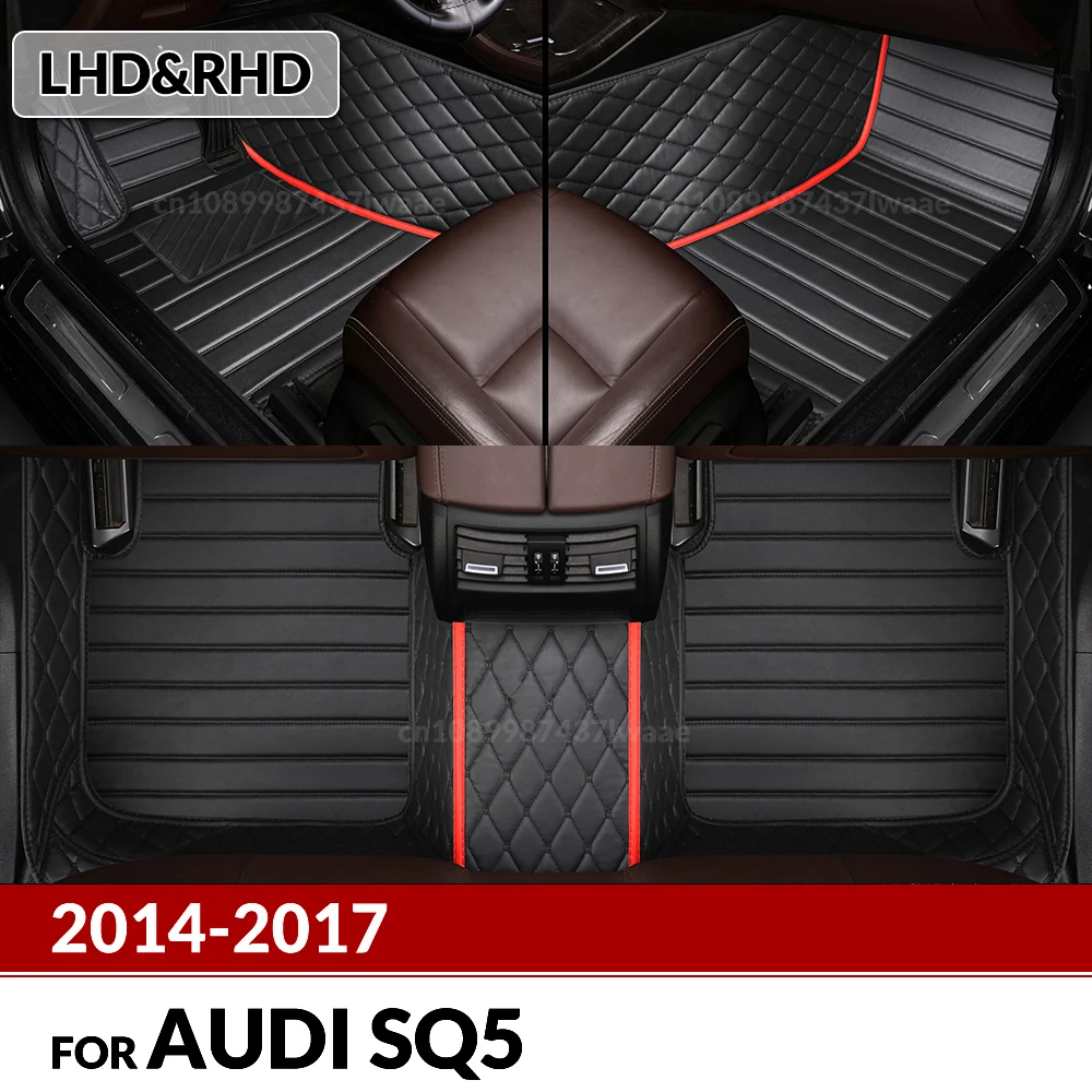 

Автомобильные коврики для Audi SQ5 2014 2015 2016 2017, изготовленные на заказ автомобильные подушечки для ног, автомобильный ковер, аксессуары для интерьера