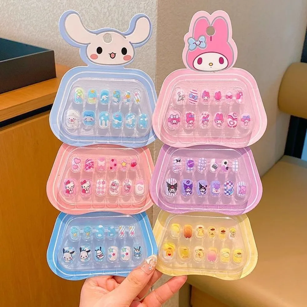

Hello Kitty Press-on Nails, милый мультфильм, оригинальность, детский маникюр, модный, нежный, без вреда, для рук, ношение доспехов, подарки