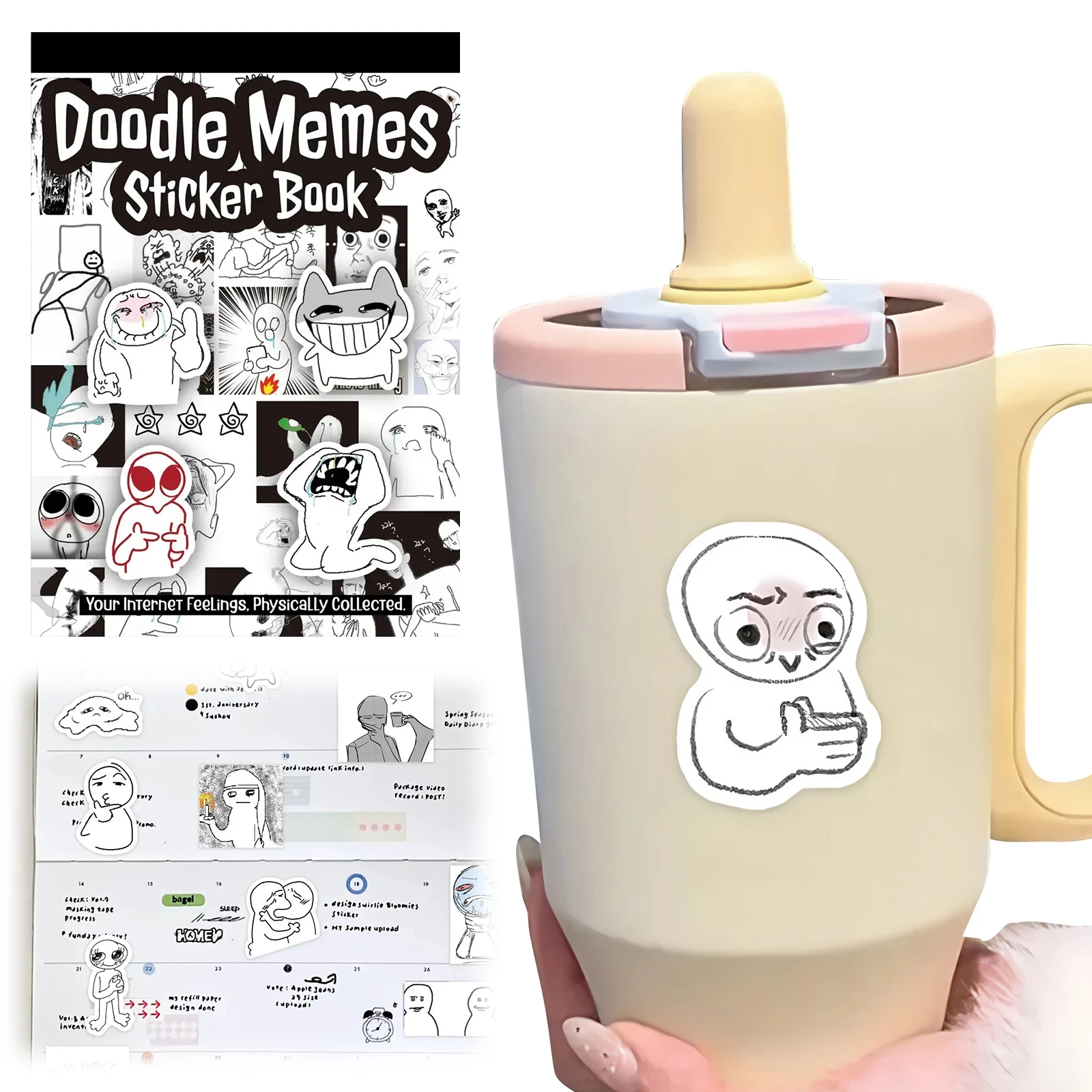 Funny Decals Graffiti Stickers Fun Gag Ridiculous Stupid Sticker Decal Set for Laptop Water Bottles Journals Phone Case