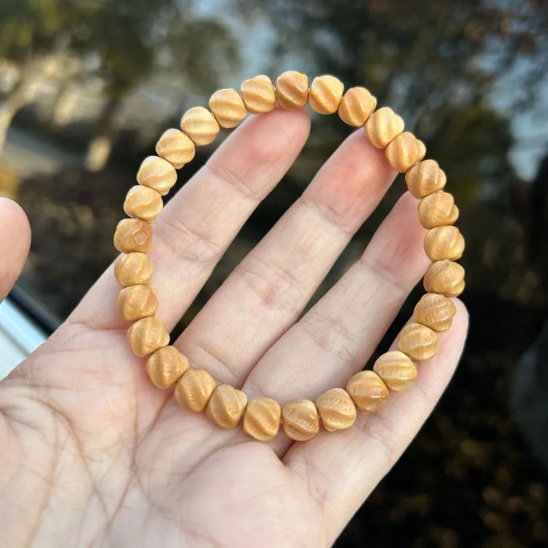 Bodhi Carved Twist Formless Hundred Fragrance Seed Old Material Dragon Ridge Hand String