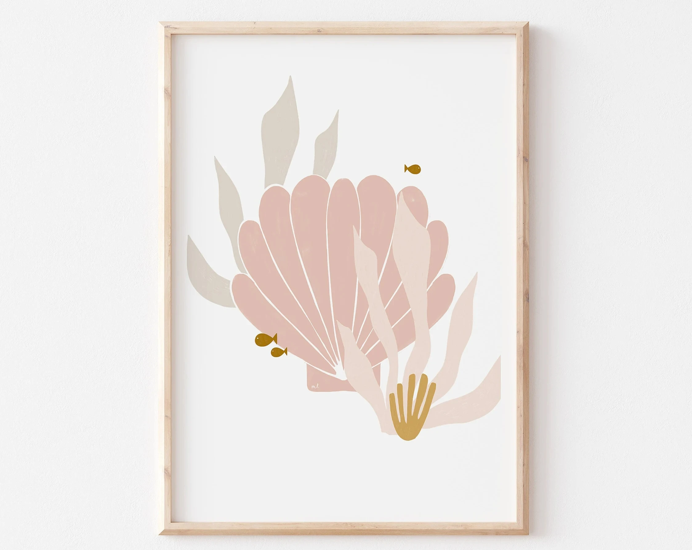 1 peça de Pintura em Tela sem  - Baby Nursery Ocean Theme avaliação e preço
