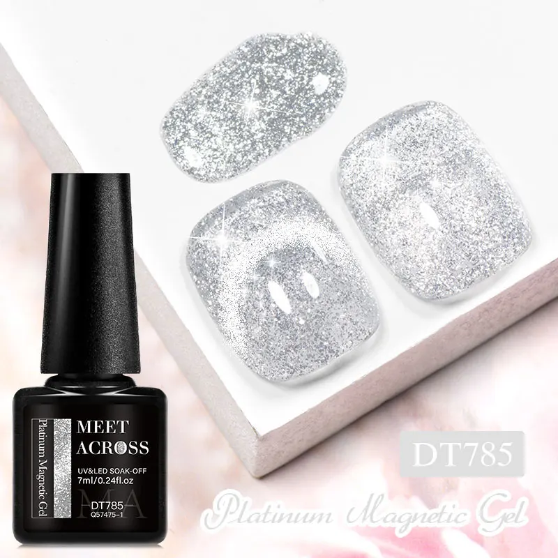 140 Kleuren Kat Magnetische Nagel Gel Polish 7 ml Fonkelende Holografische Galaxy LED UV Losweken Magnetische Gel Polish voor thuis Salon Gebruik
