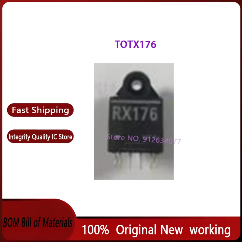 2PCS~10PCS/LOT New original TOTX176 TX176 DIP-6 FIBER OPTIC TRANSMITTING MODULE