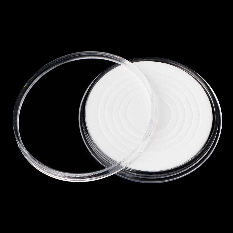 R1WA Round Coin Storage Box con pad sostituzione interno nonno Raccogli le monete regalo