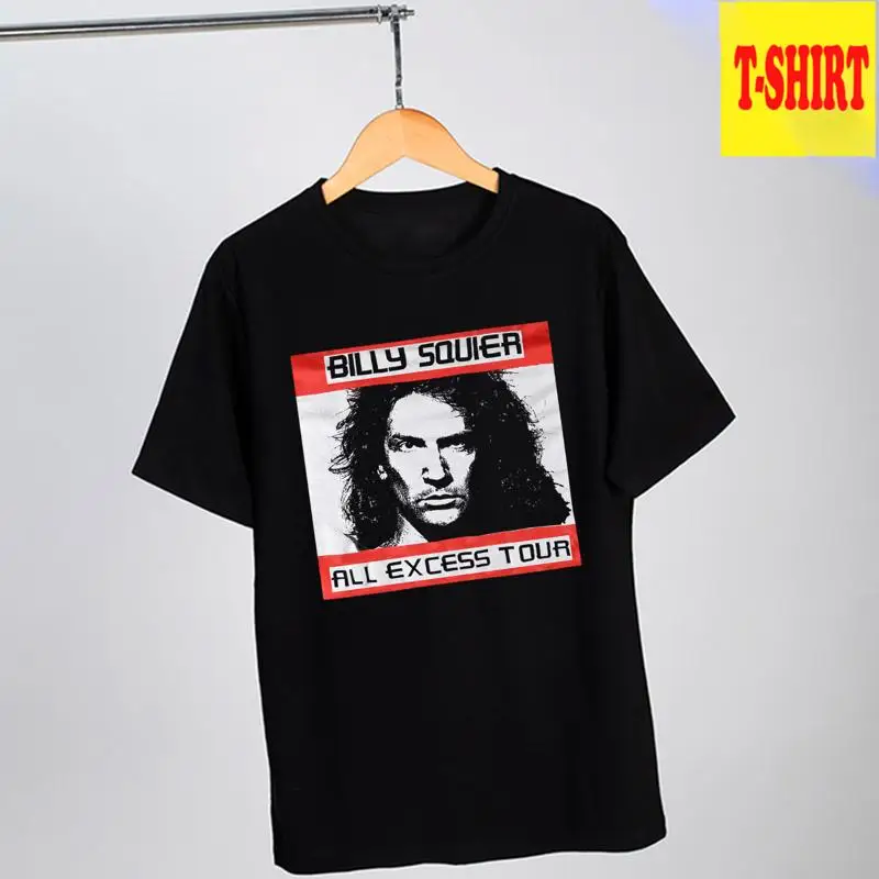 Billy Squier negro todas las tallas S 5XL Camiseta algodón hombres UR335