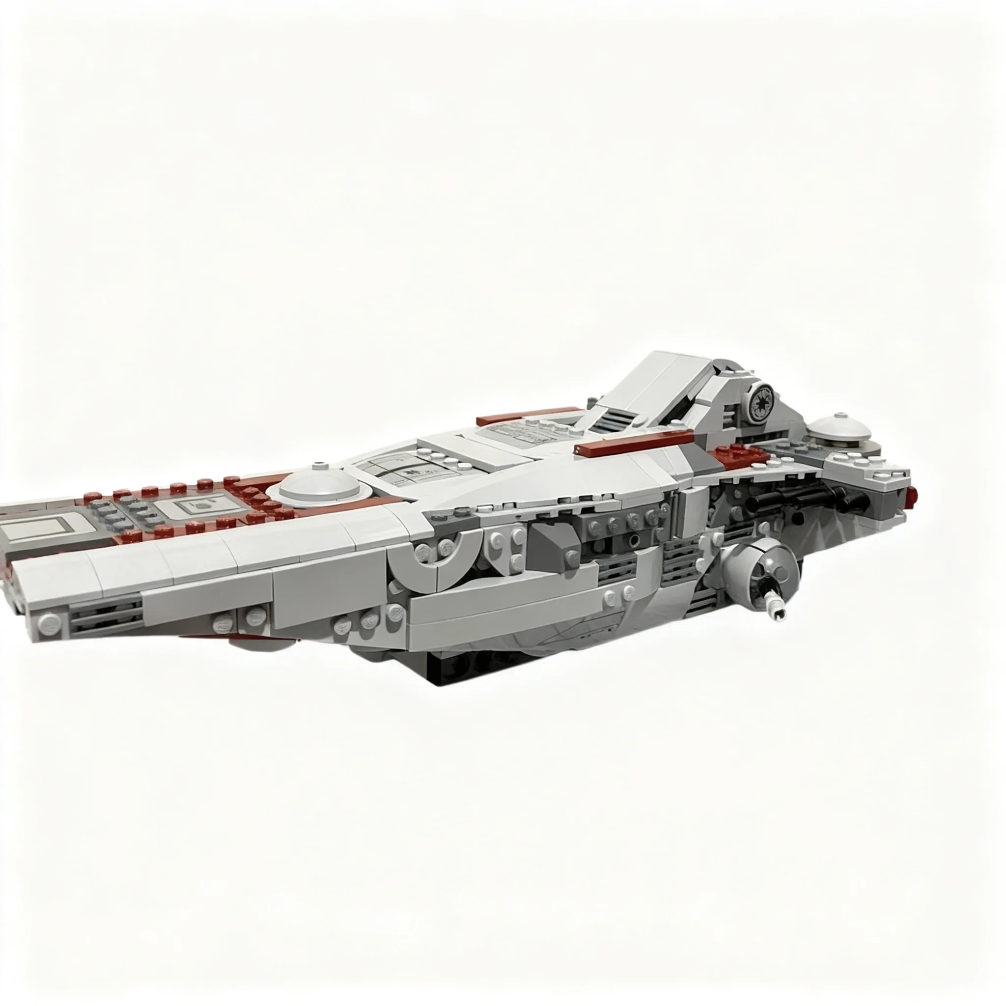 561pcs MOC Star Battle Republic Troop Transport Model Building Blocks Brick Idea Collection Birthday Craft Assemble Creative