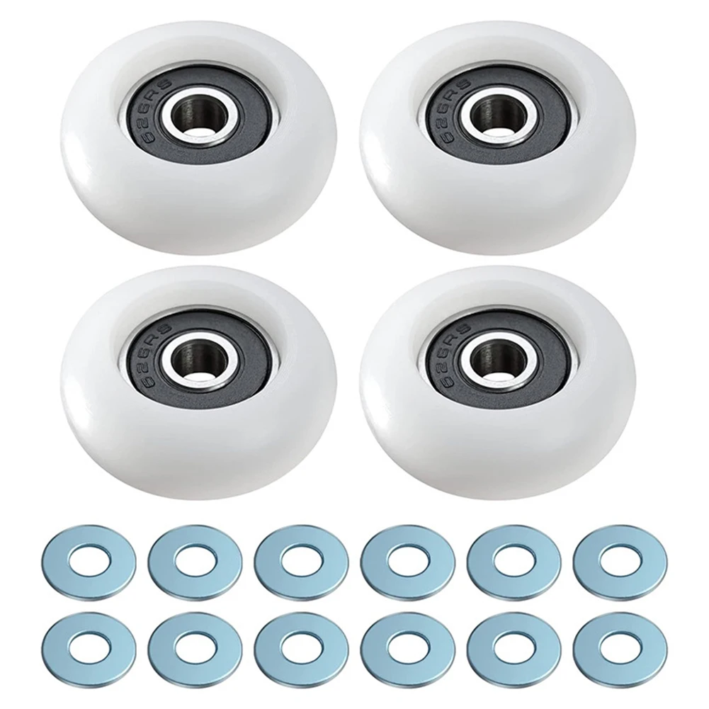 

Home Workout Tool 12.2mm Exercise Roller Exercise Roller Wheels For Gym Sport 150g Set Weight Forged Steel Bearings