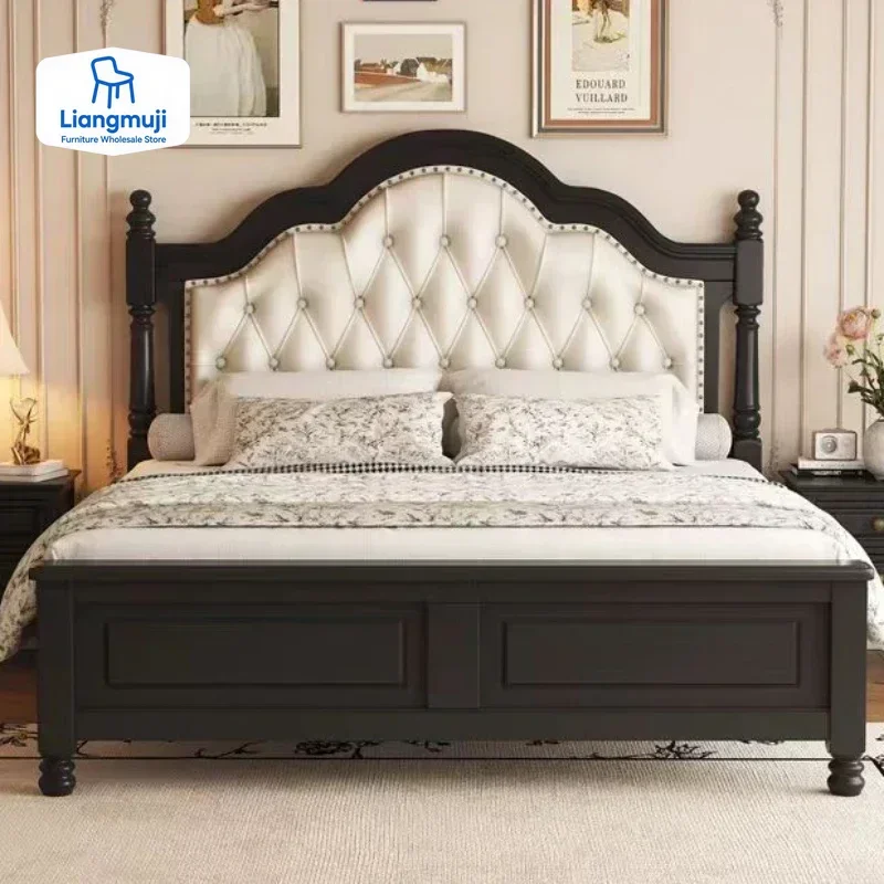 

Современная двуспальная кровать размера «queen-size», деревянный каркас для комнаты в скандинавском стиле, двуспальная кровать, роскошная уникальная мебель для спальни Camas De Dormitorio