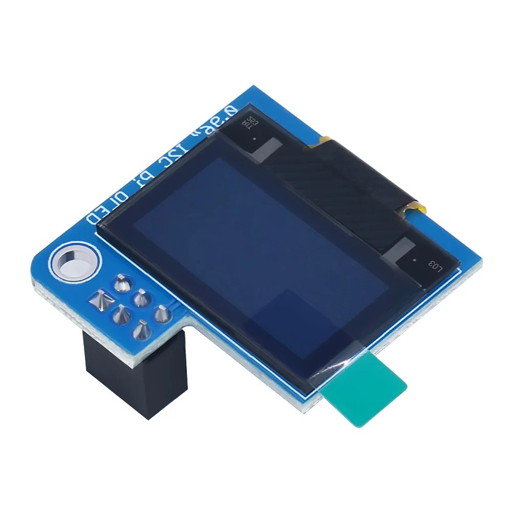Raspberry P 0.96 Inch OLED I2C SSD1306 128 x 64 Blue Screen Display Module for Raspberry Pi 4B 3B Zero 2 W