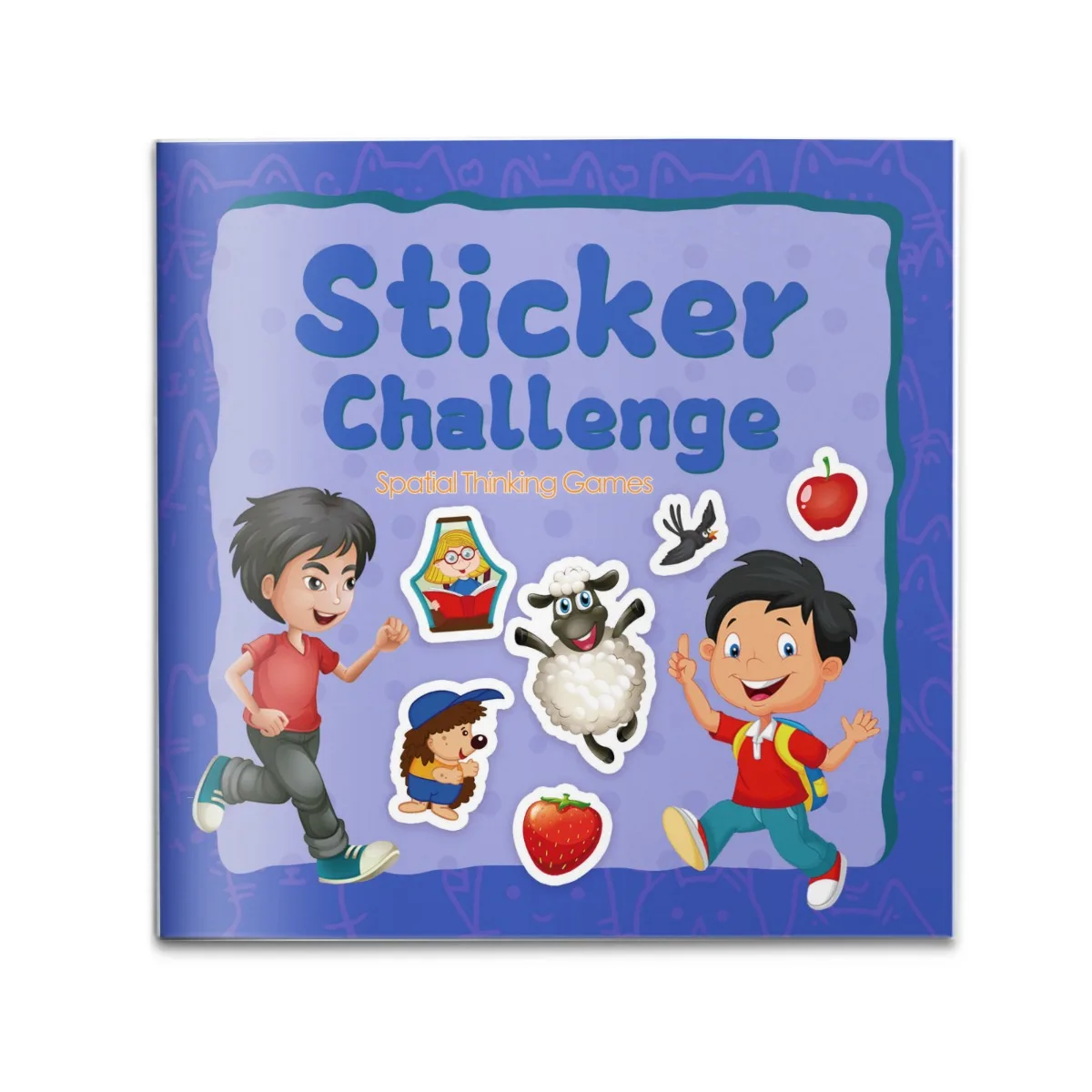 Sticker Challenge Book, Spatial Thinking Games & Logic Puzzles, Boost Creativity and Focus with Interactive Sticker Activities
