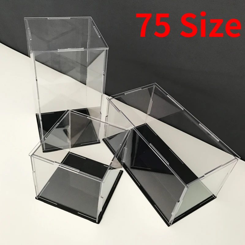 

75 Size Display Case for Collectibles Assemble Clear Acrylic Box for Display Action Figures Storage & Organizing Blind Box Toys