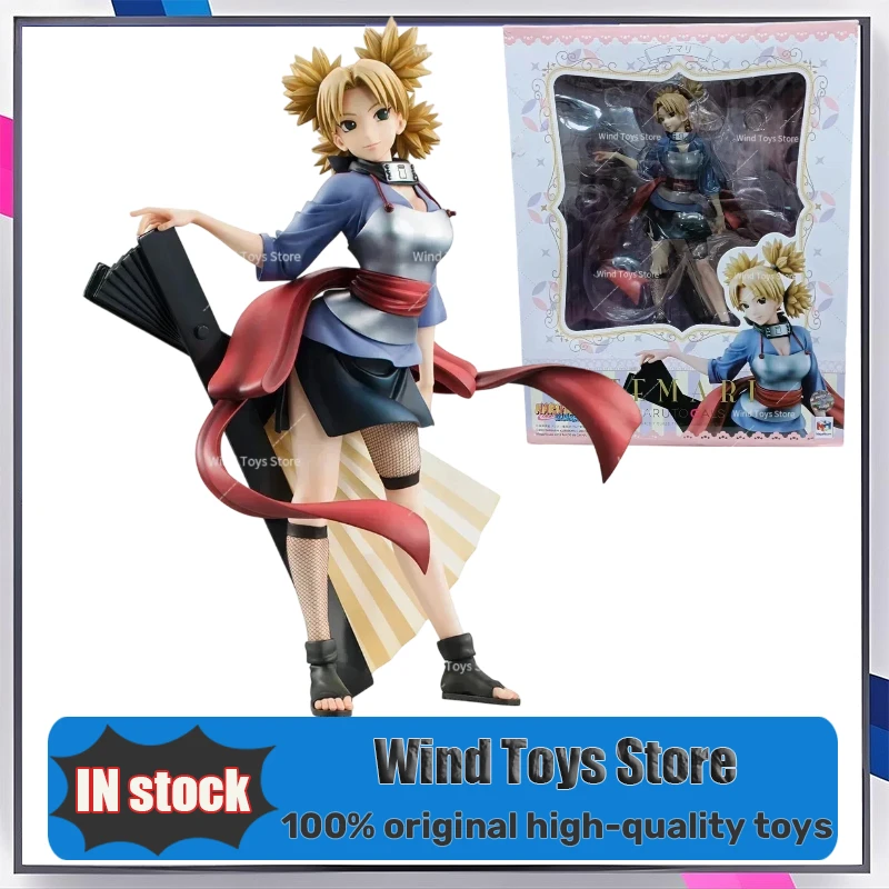 

IN STOCK Anime Figure Naruto Nara Temari Original in Box Megahouse G E M Collection Model Toy Ornament Collect Gifts