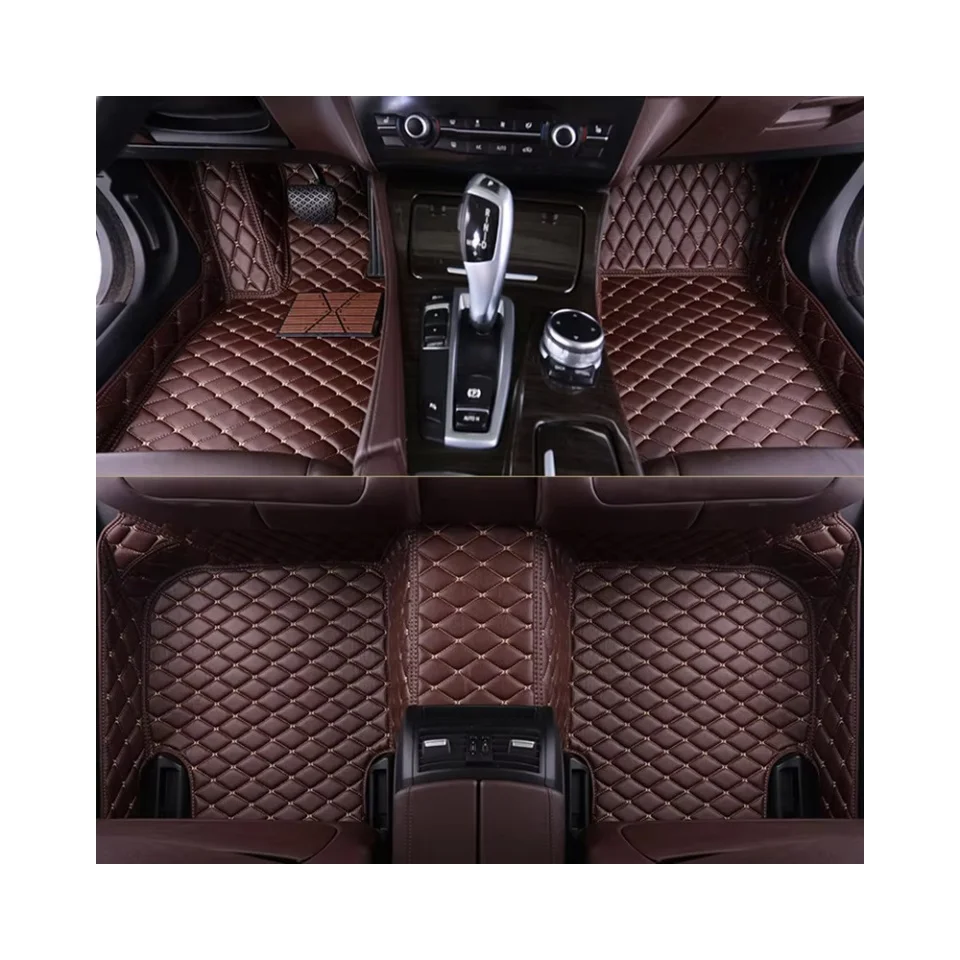 

High Quality Luxury Custom Full Surround Artificial Leather Men's and Women's Car Floor Mat for Ford F-Series Pickup