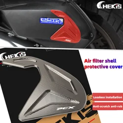 Chekis Is Suitable for Honda Abs Version Pcx125/160 Adv160 Motorcycle Modification Accessories Air Filter Protective Decorative Cover Filter Aluminum Alloy Protective Cover Anti-Collision Cover